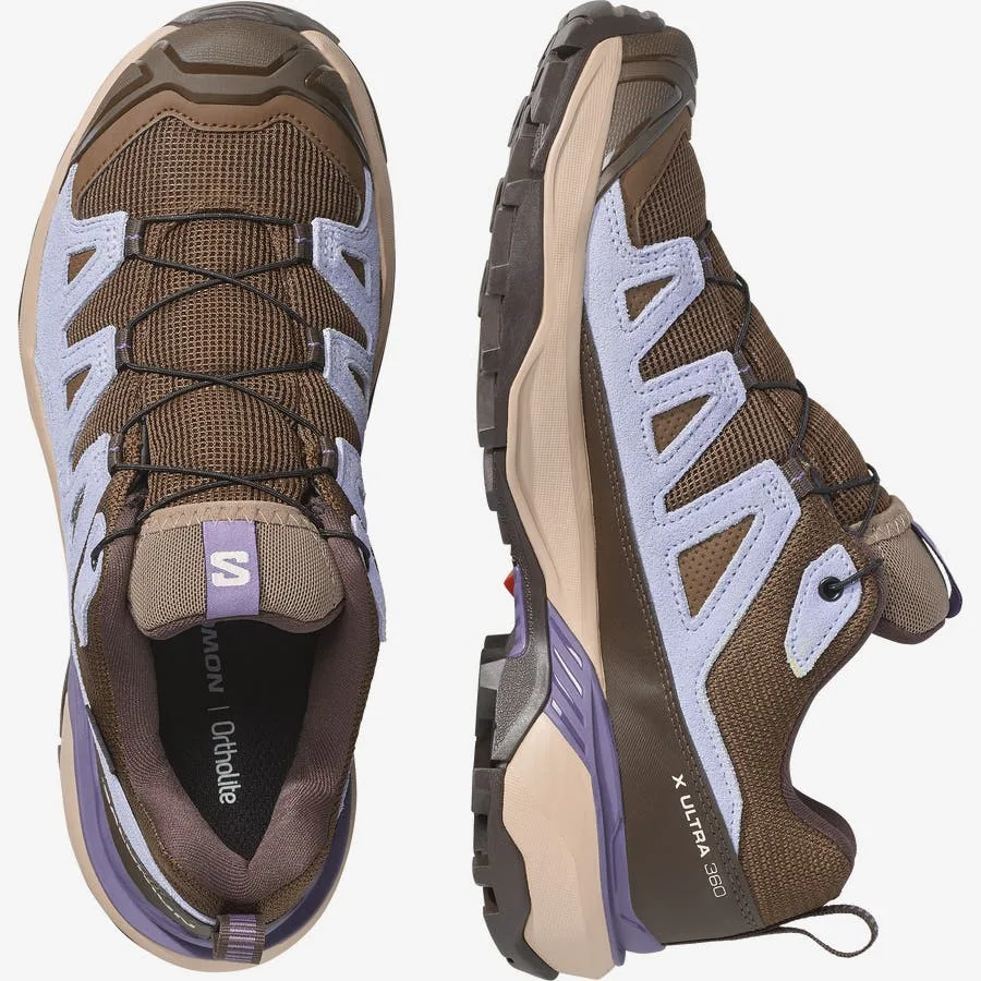 X ULTRA 360 LEATHER GORE-TEX Orange / Bleu