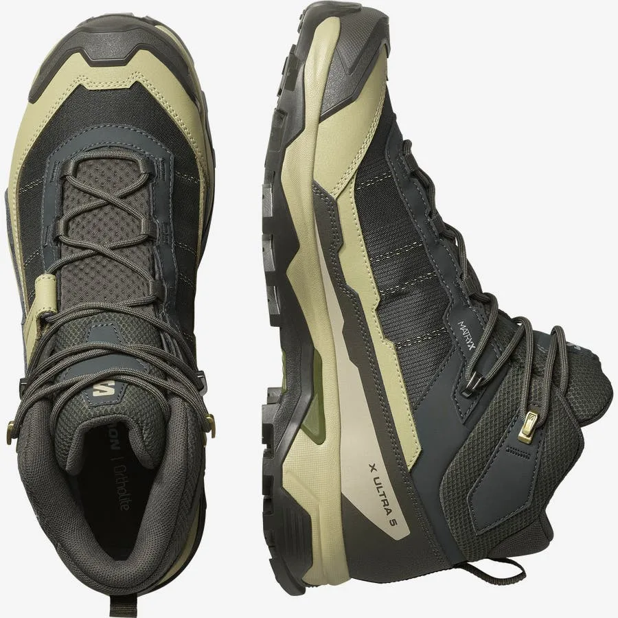 X ULTRA 5 MID GORE-TEX Noir / Jaune