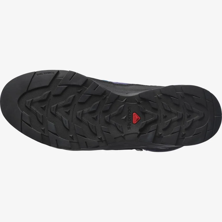X-ALP MID LEATHER GORE-TEX Violet / Bleu