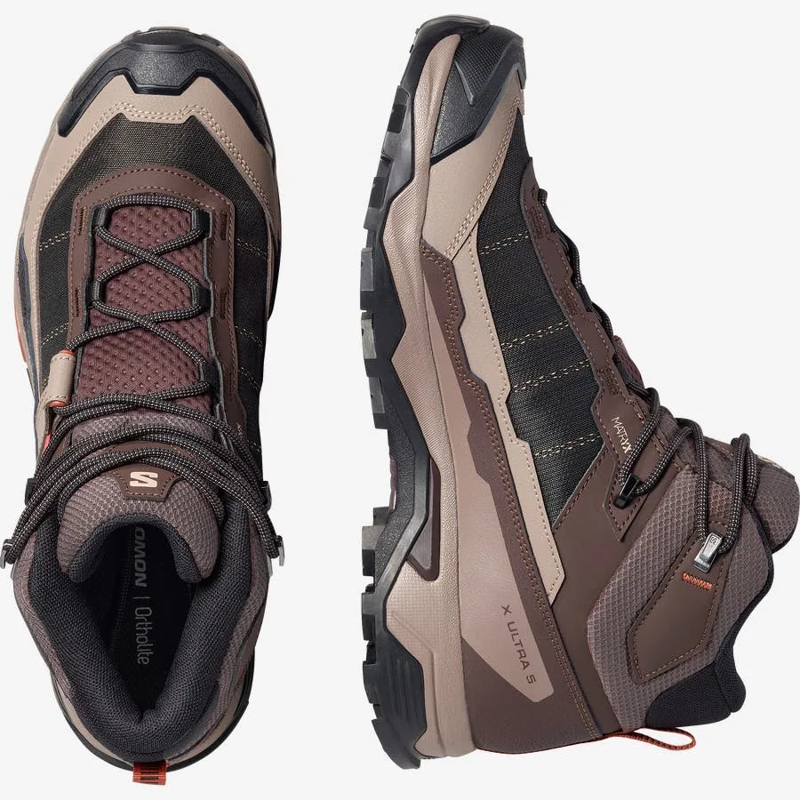 X ULTRA 5 MID GORE-TEX Rouge / Orange